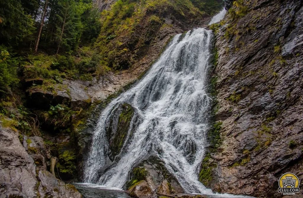 Vălul Miresei Waterfall, near Răchițele, Cluj county